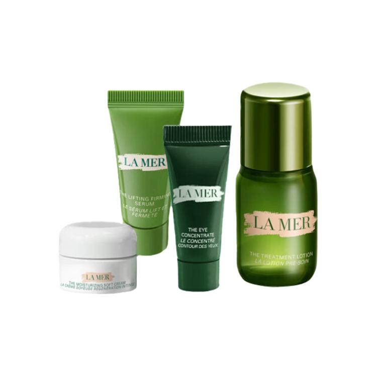 

Набор для ухода за кожей вокруг глаз "Восстановление и увлажнение" LA MER, cream 3.5ml + extract water 15ml + eye cream 3ml + essence 3ml