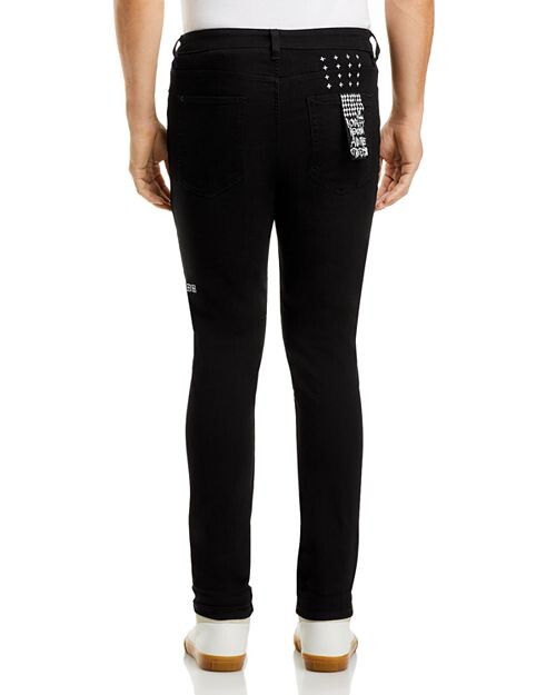 Джинсы скинни Van Winkle в цвете Rebel Black Ksubi, цвет Black — фото 4