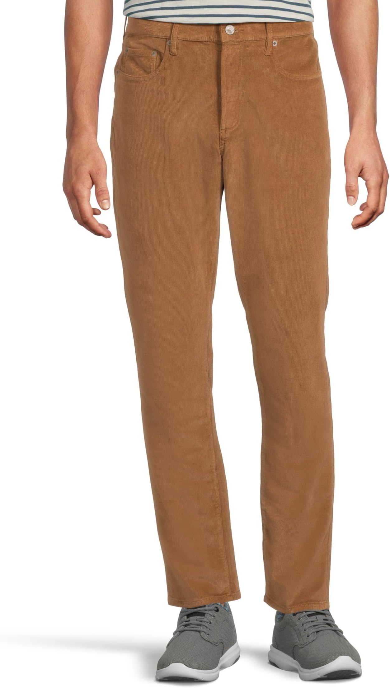 

Мужские брюки из эластичного вельвета с пятью карманами Faherty, Maple Brown