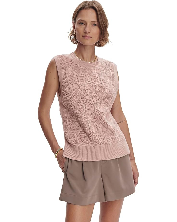

Топ Varley Teller Longline Knit Tank, цвет Misty Rose