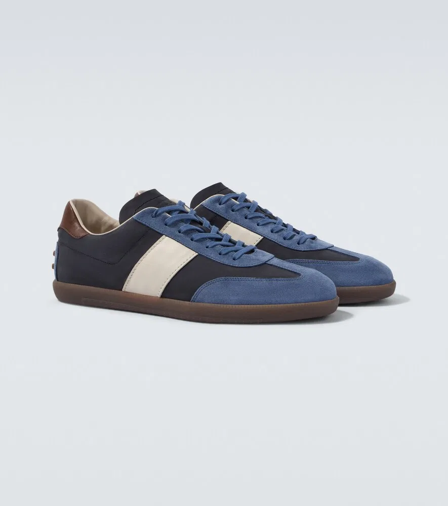 Замшевые кроссовки Tabs Tod's, синий
