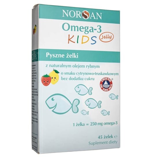 

Мармеладки Norsan Omega-3 Kids, 45 шт. Inny producent