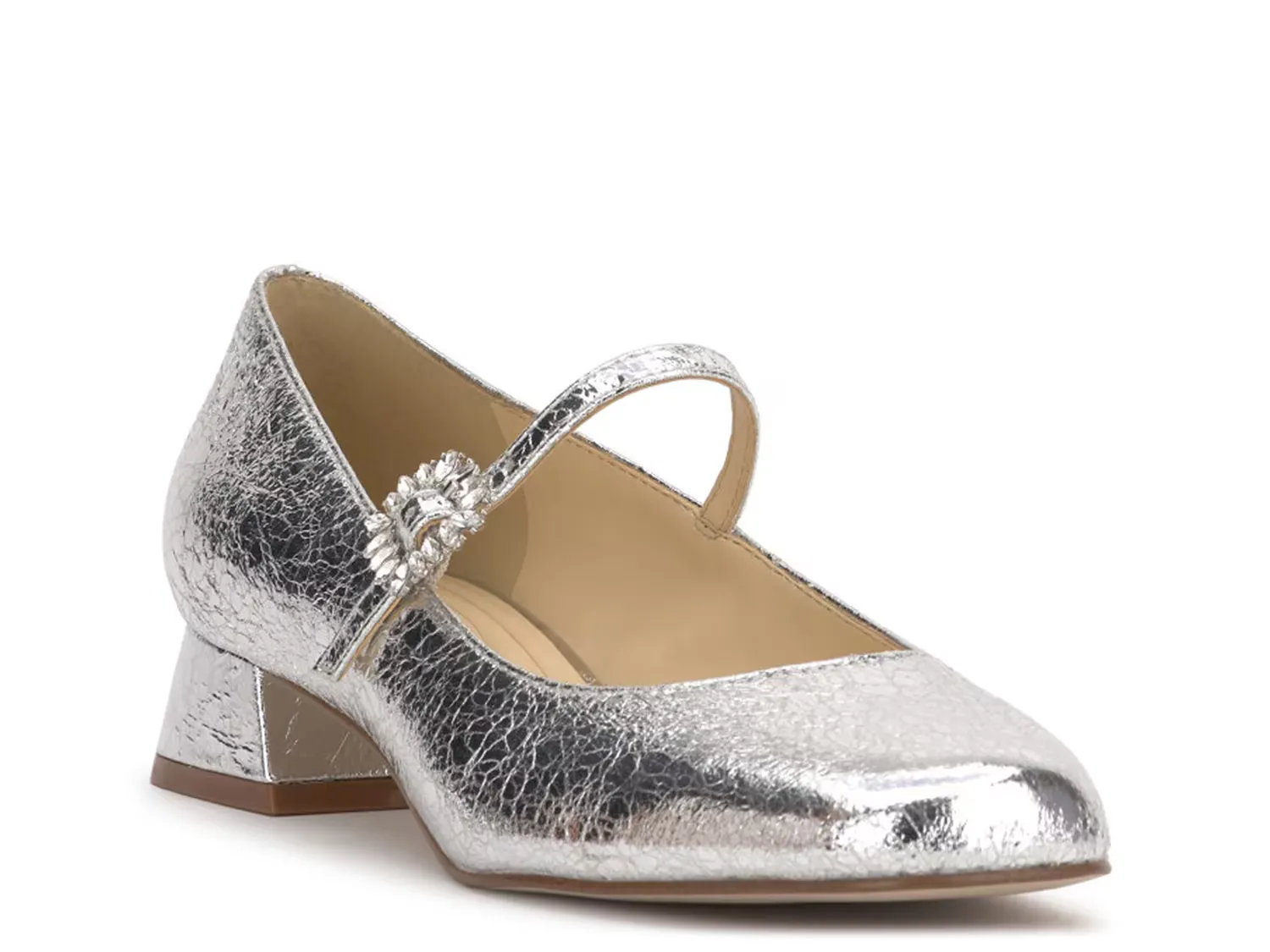 

Туфли Treen Mary Jane Pump Jessica Simpson, серебряный/металлик