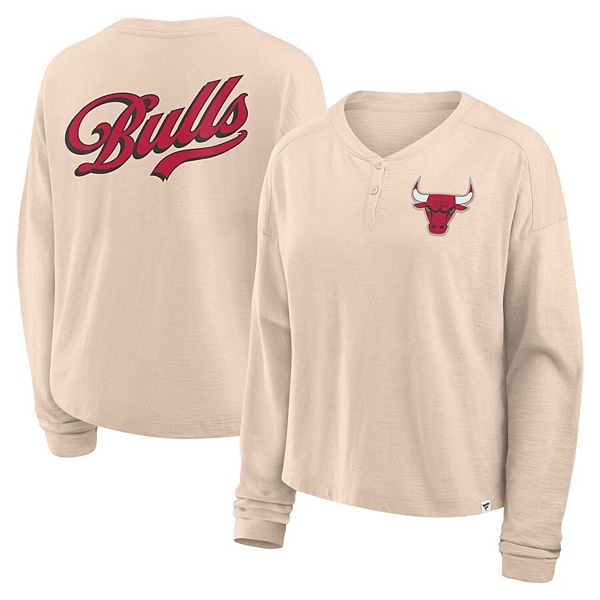 

Женская футболка с длинным рукавом Chicago Bulls Fanatics