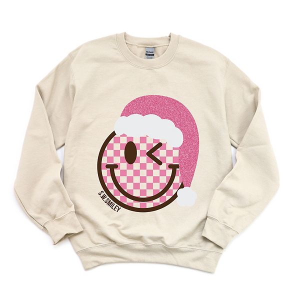 

SWSmiley glitter santa hat - женский свитшот с принтом Simply Sage Market, Dust, Зеленый, SWSmiley glitter santa hat - женский свитшот с принтом Simply Sage Market, Dust