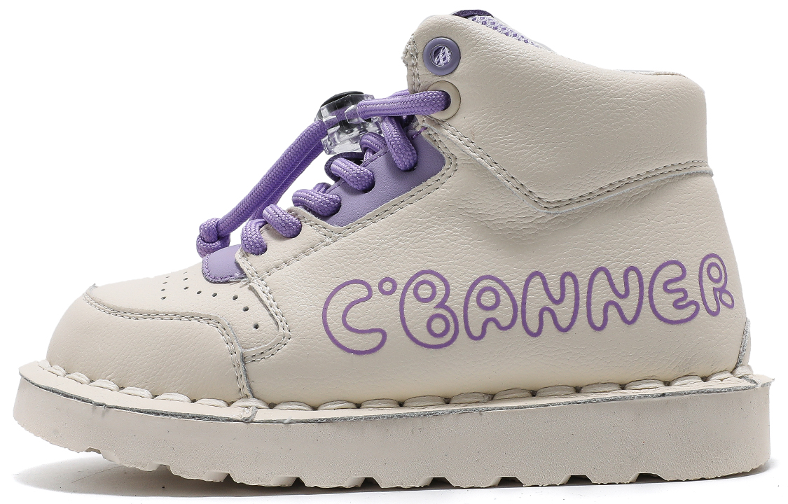 

Детские повседневные туфли Beige Kids' C°BANNER, бежево-фиолетовые