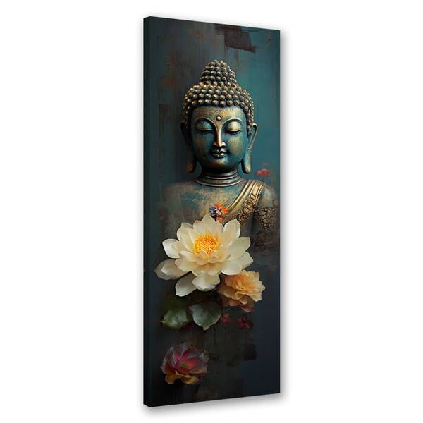 

Картина арт-принт KUNSTLOFT Buddha and Lotus Flower 2, синий