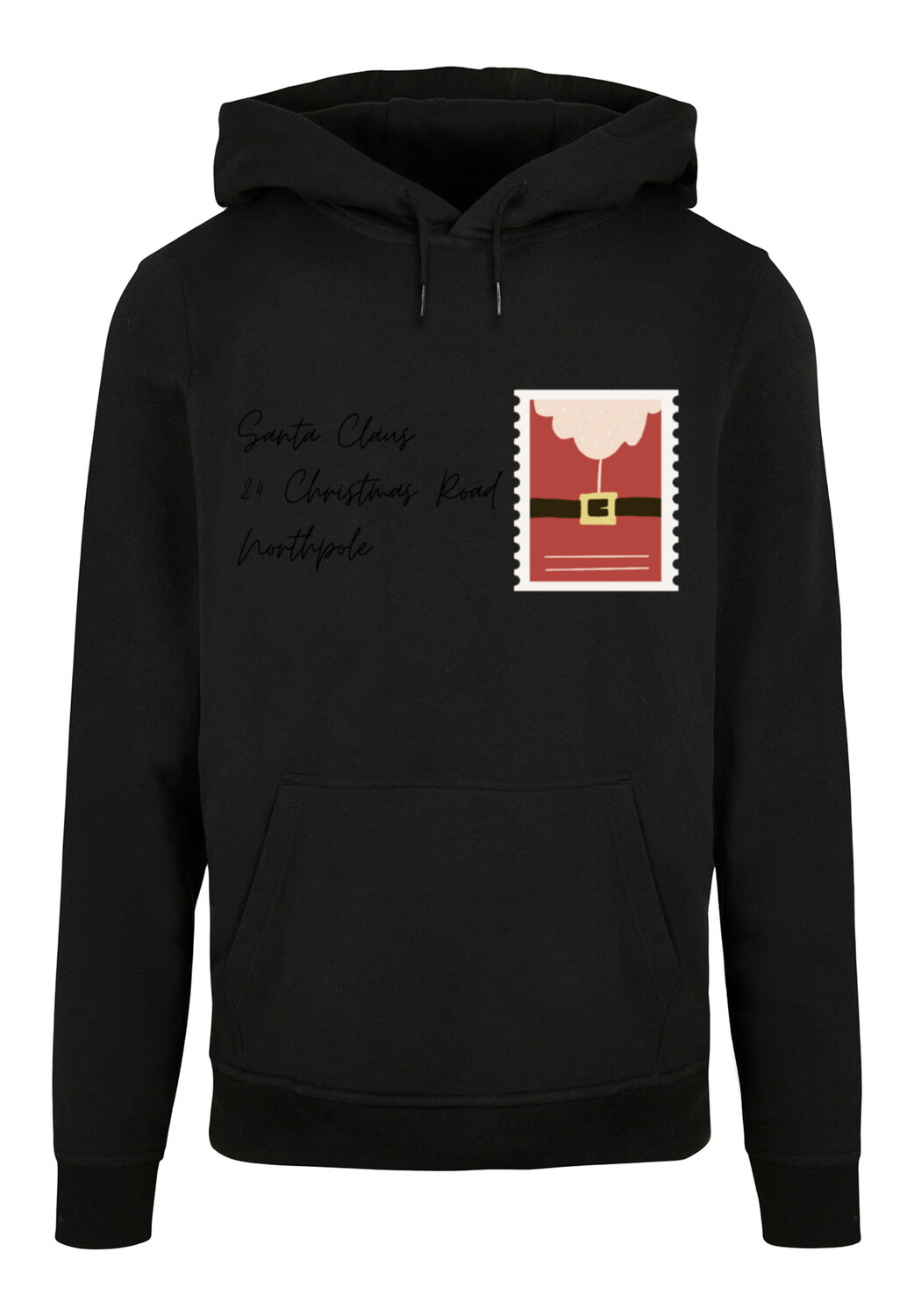 

Пуловер F4NT4STIC Basic Hoodie Santa Letter Weihnachten, черный