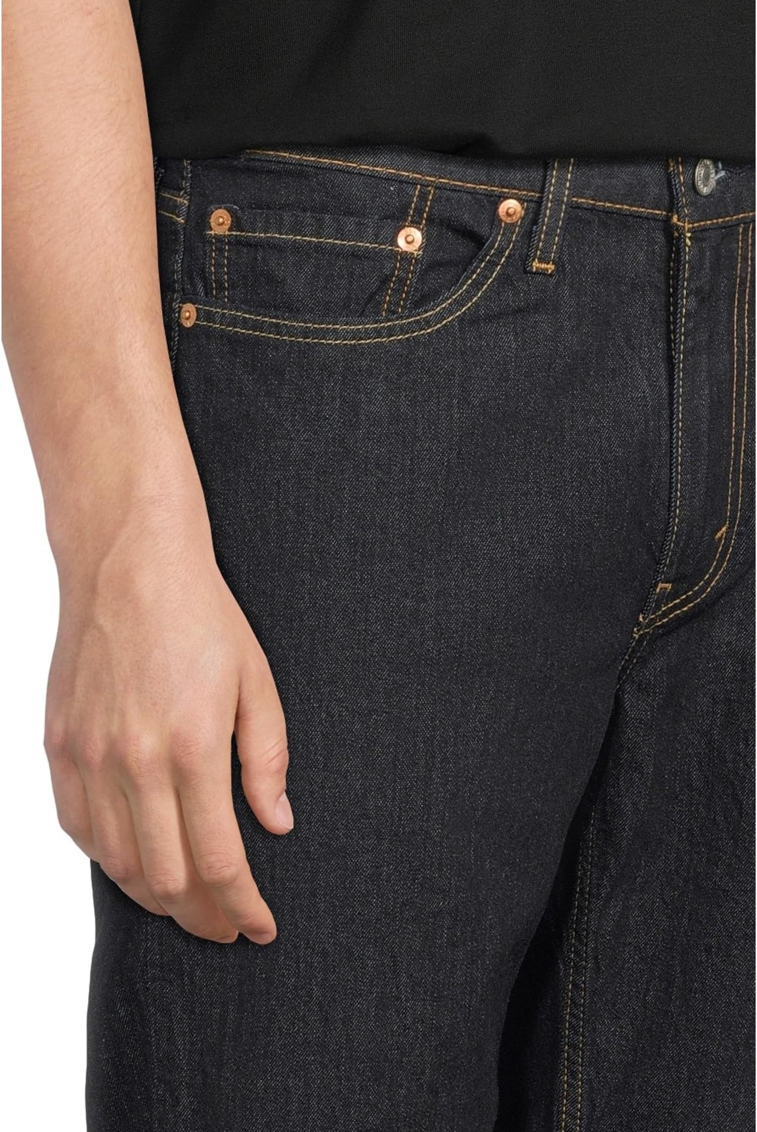 Джинсы Levi's Mens Men's 514 Straight, насыщенный темно-синий — фото 4