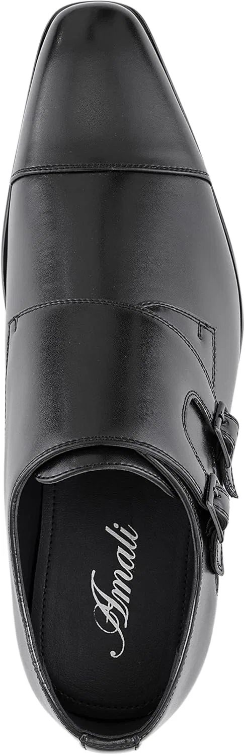 Оксфорды мужские, двойная пряжка, Amali Tucker, черный — фото 3