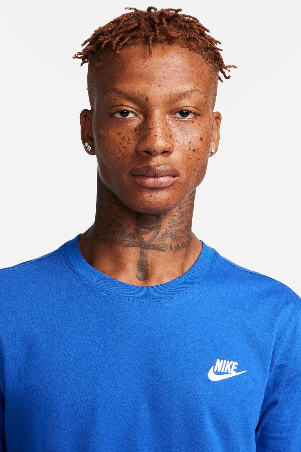 Футболка клуба из 100% хлопка Nike, синий — фото 3