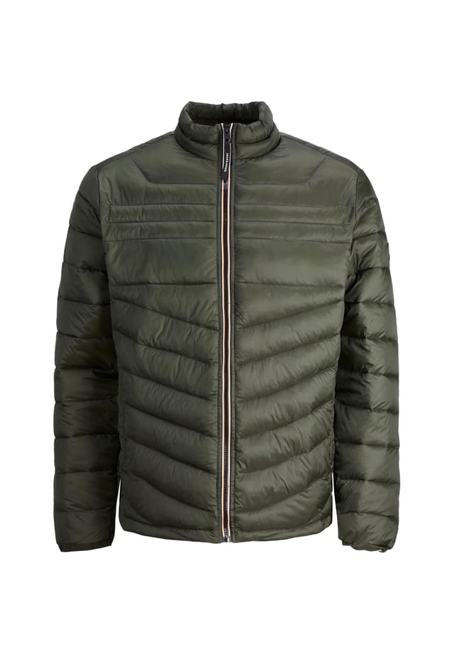 

Куртка герой пуховик стеганый воротник без капюшона Jack & Jones, зеленый