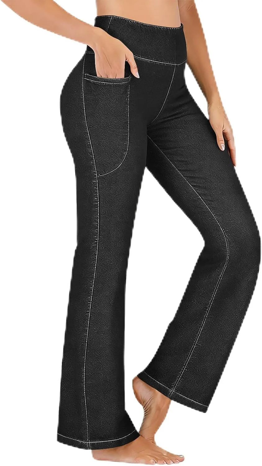 

Джинсы для женщин Bootcut High Waisted Stretch