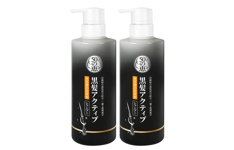 Шампунь для волос 400ml 50Way черный