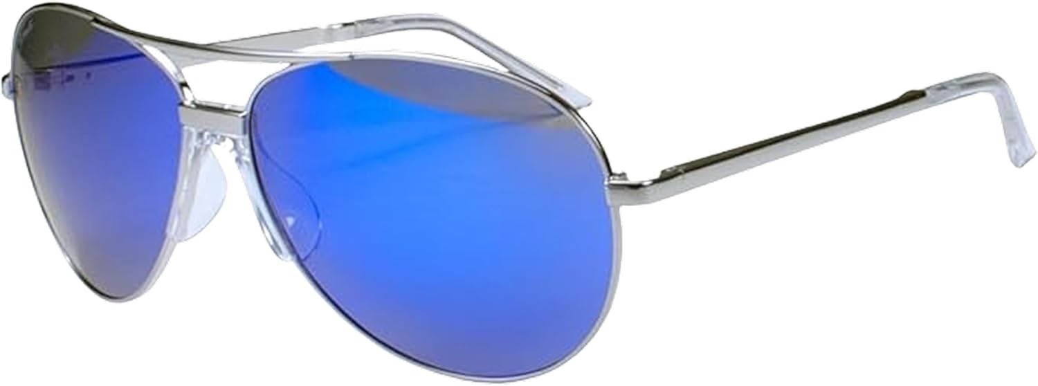 

Солнцезащитные очки-авиаторы JiMarti P16 с поляризованными линзами, защищающими от запутывания, для мужчин и женщин, с поликарбонатными линзами UV400, Silver & Ice Blue