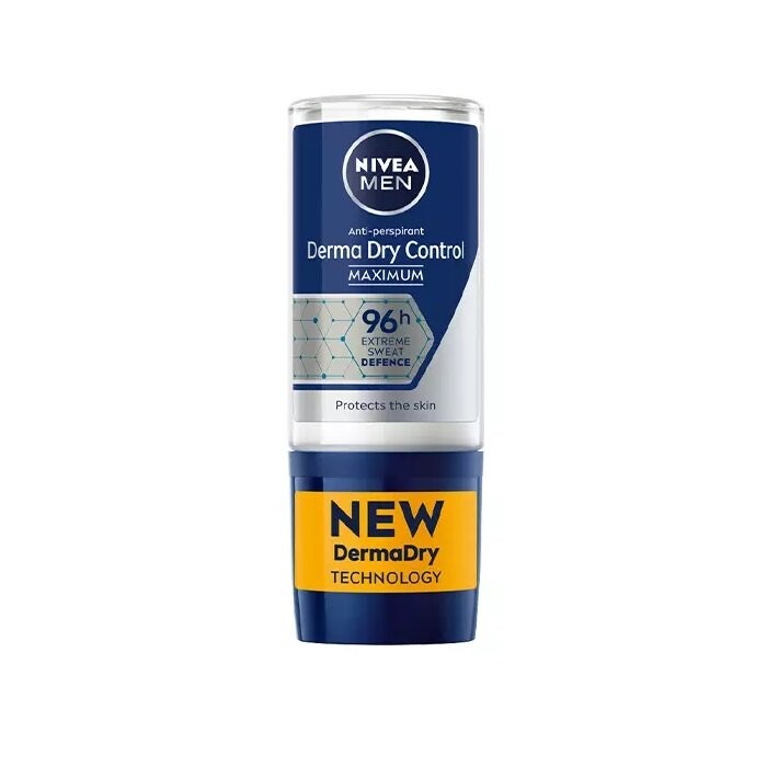 Nivea, Men Derma Dry Control, шариковый антиперспирант, 50 мл