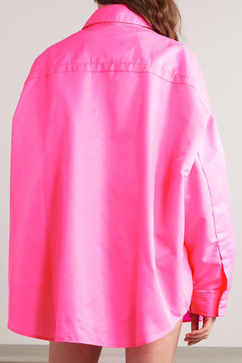 

FRANKIE SHOP рубашка оверсайз Perla, розовый