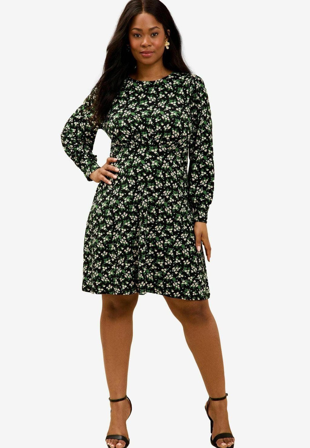 

Платье из джерси PLUS SIZE FIT - PRINTED Lipsy, зеленый