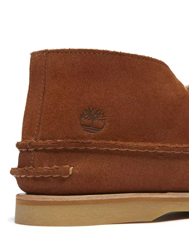 Замшевые ботинки-чукка ручной работы, цвет средне-коричневый Timberland — фото 4