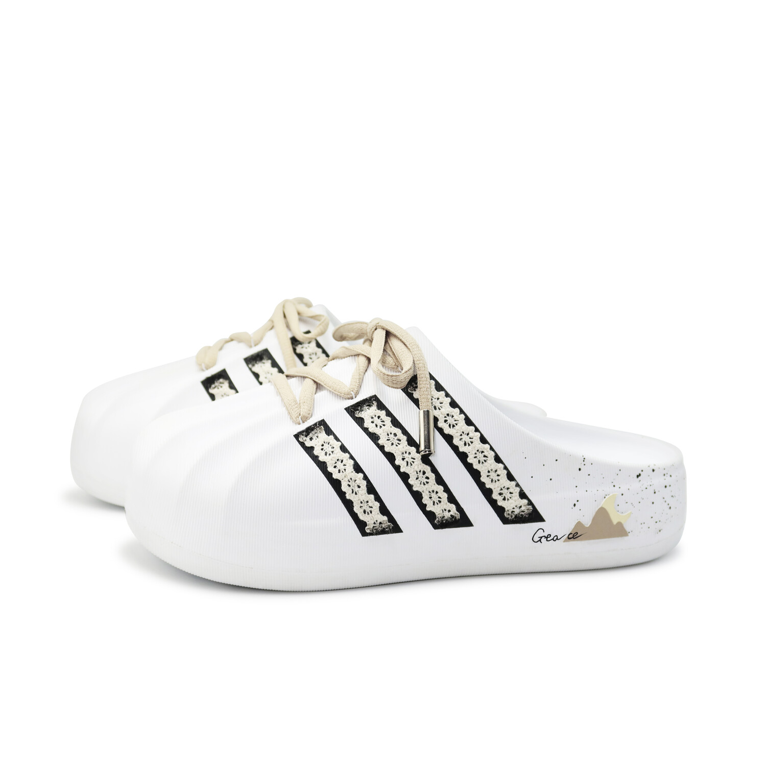 Adidas originals Тапочки унисекс AdiFOM Superstar, Plain white brown