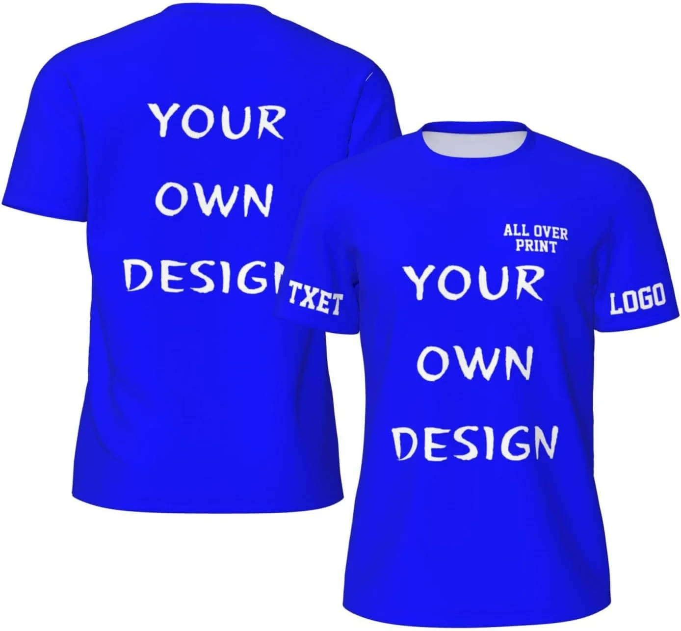 

Футболка с принтом на 4 сторонах для мужчин