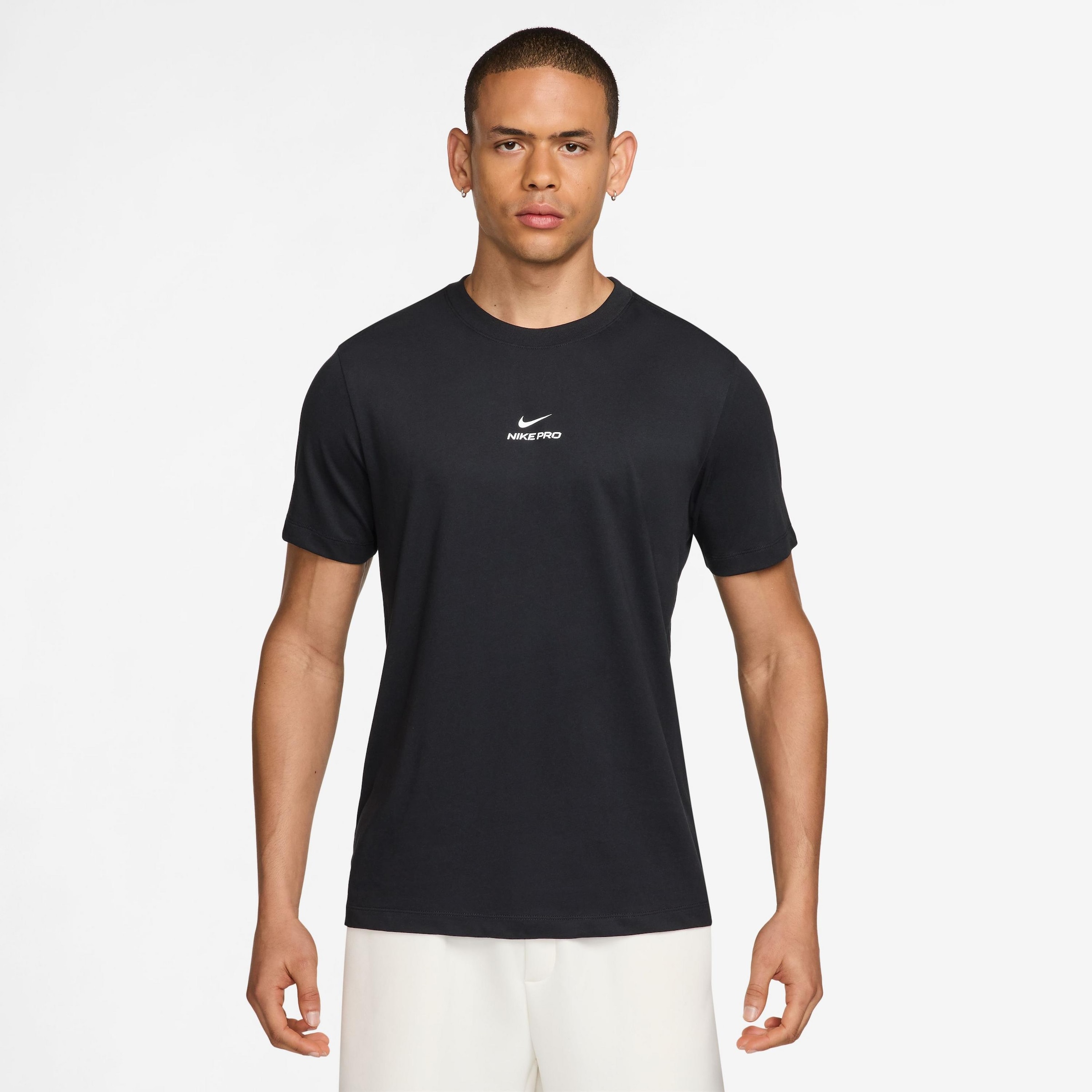 NIKE Футболка Performance 'Pro' в черном цвете — фото 3
