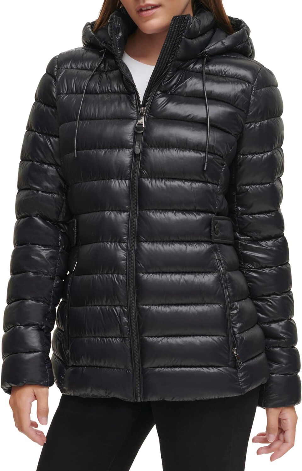 

Куртка DKNY Short Packable With Side Tab, черный