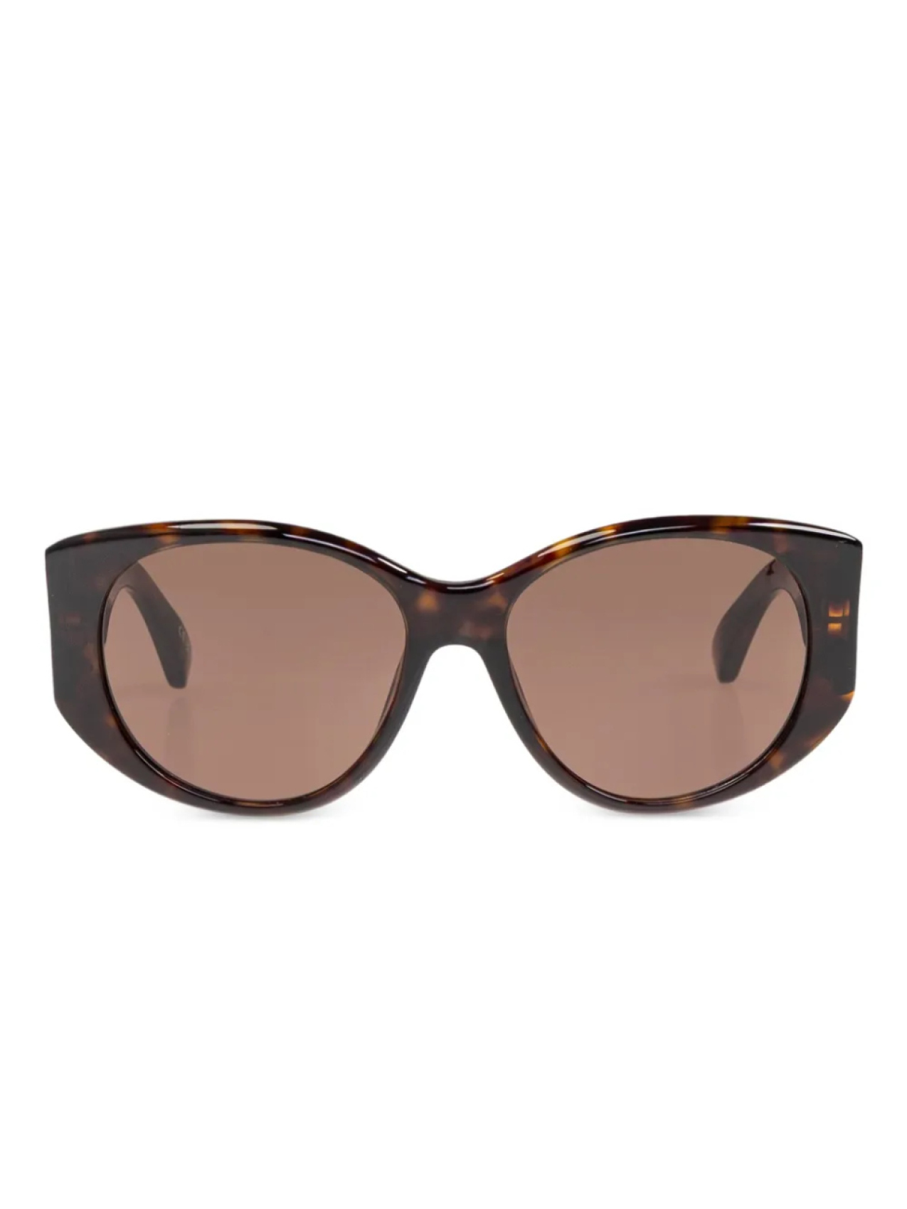 

Balenciaga Eyewear round-frame солнцезащитные очки, коричневый
