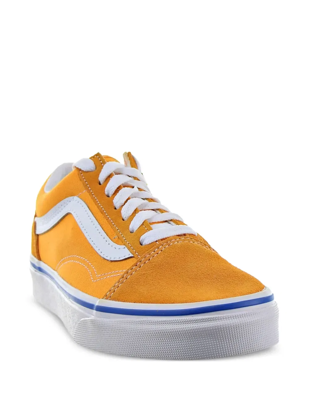 Кроссовки в стиле олдскул с замшевыми вставками Vans, желтый — фото 2