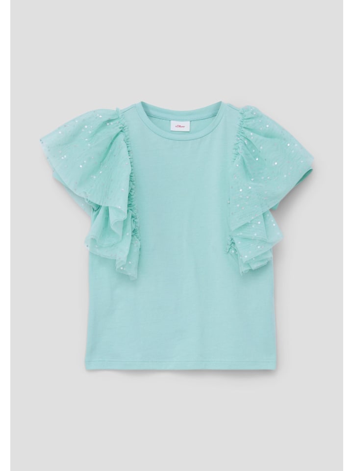 

Футболка цвета 6068_светло-бирюзовый s.Oliver, Зеленый, Футболка цвета 6068_светло-бирюзовый s.Oliver