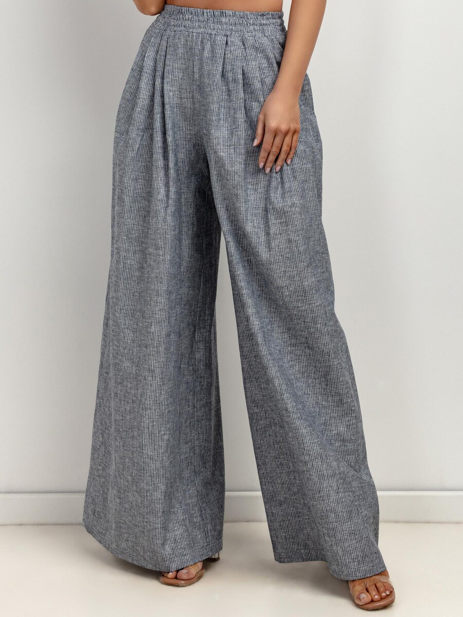 

Широкие брюки TESSITA, пыльно-синий