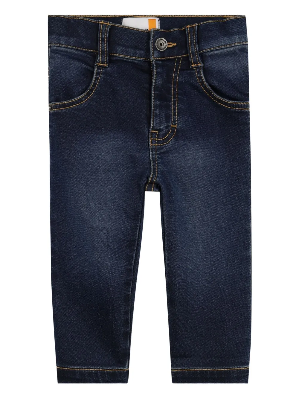 

Джинсовые брюки с застежкой на пуговицы Timberland Kids, синий