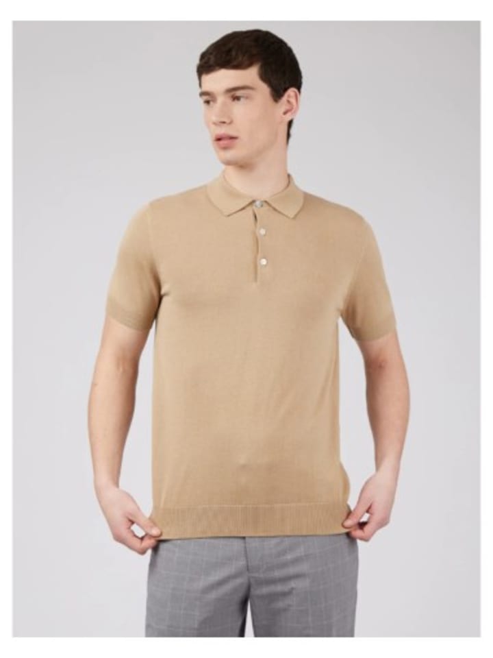 

Футболка поло Ben Sherman, коричневый