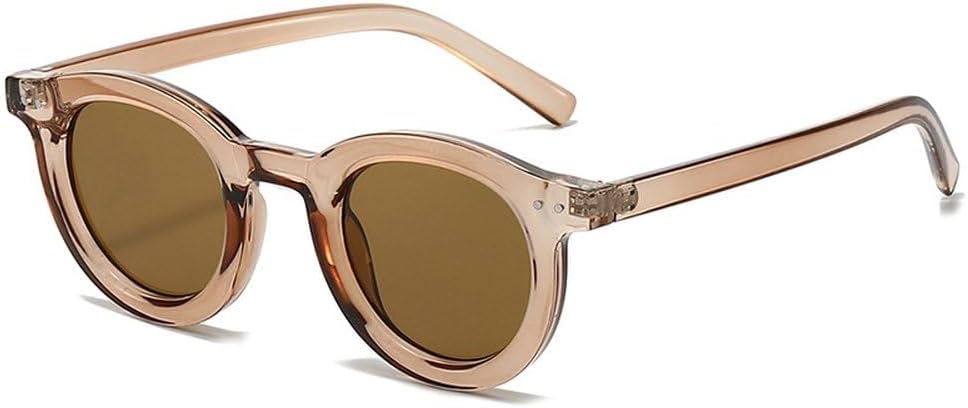 

Овальные солнцезащитные очки для женщин, модные, с прозрачными градиентными линзами, защита от УФ-излучения UV400; мужские солнцезащитные очки в стиле панк с заклепками SKFGNX, Tea Tea