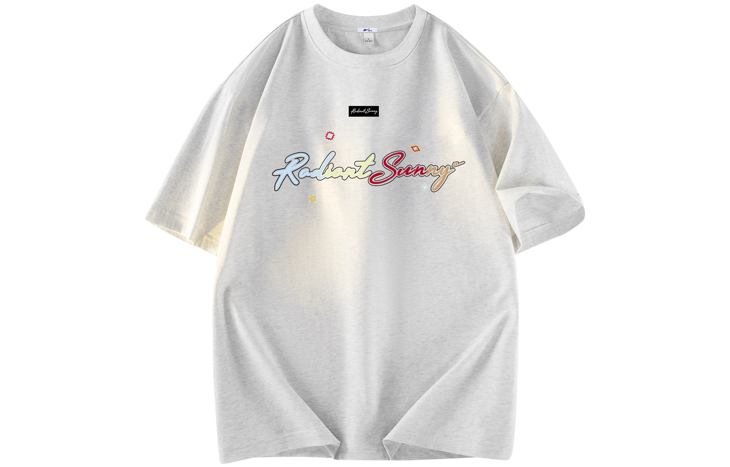 

Футболка Unisex Huichao Riding The Wind Collection WARRIOR, белый heather серый