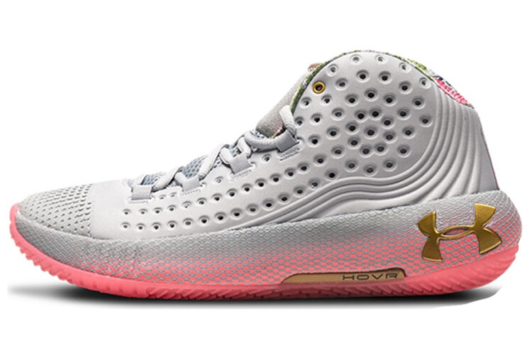 

Кроссовки Under Armour Havoc 2 Basketball, светло-серый/розовый