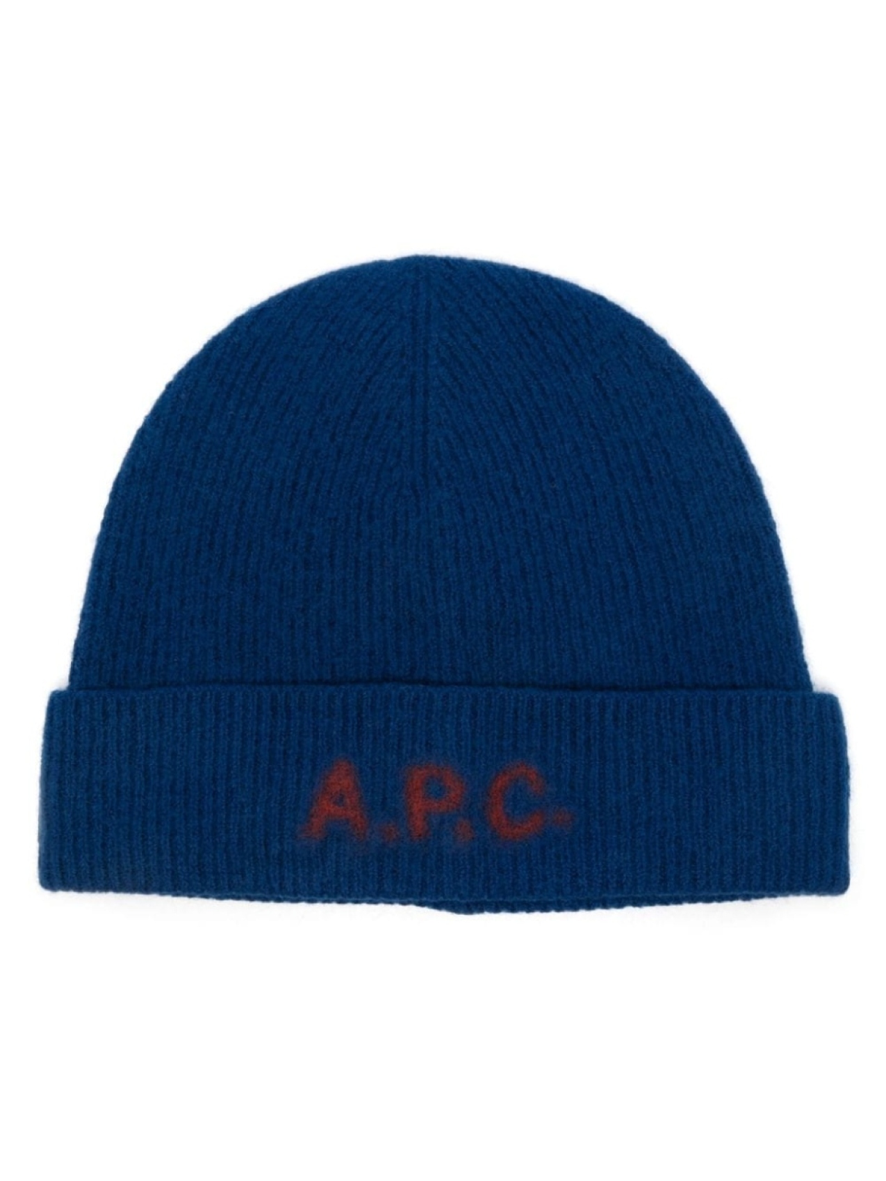 

A.P.C. шапка бини с логотипом, синий