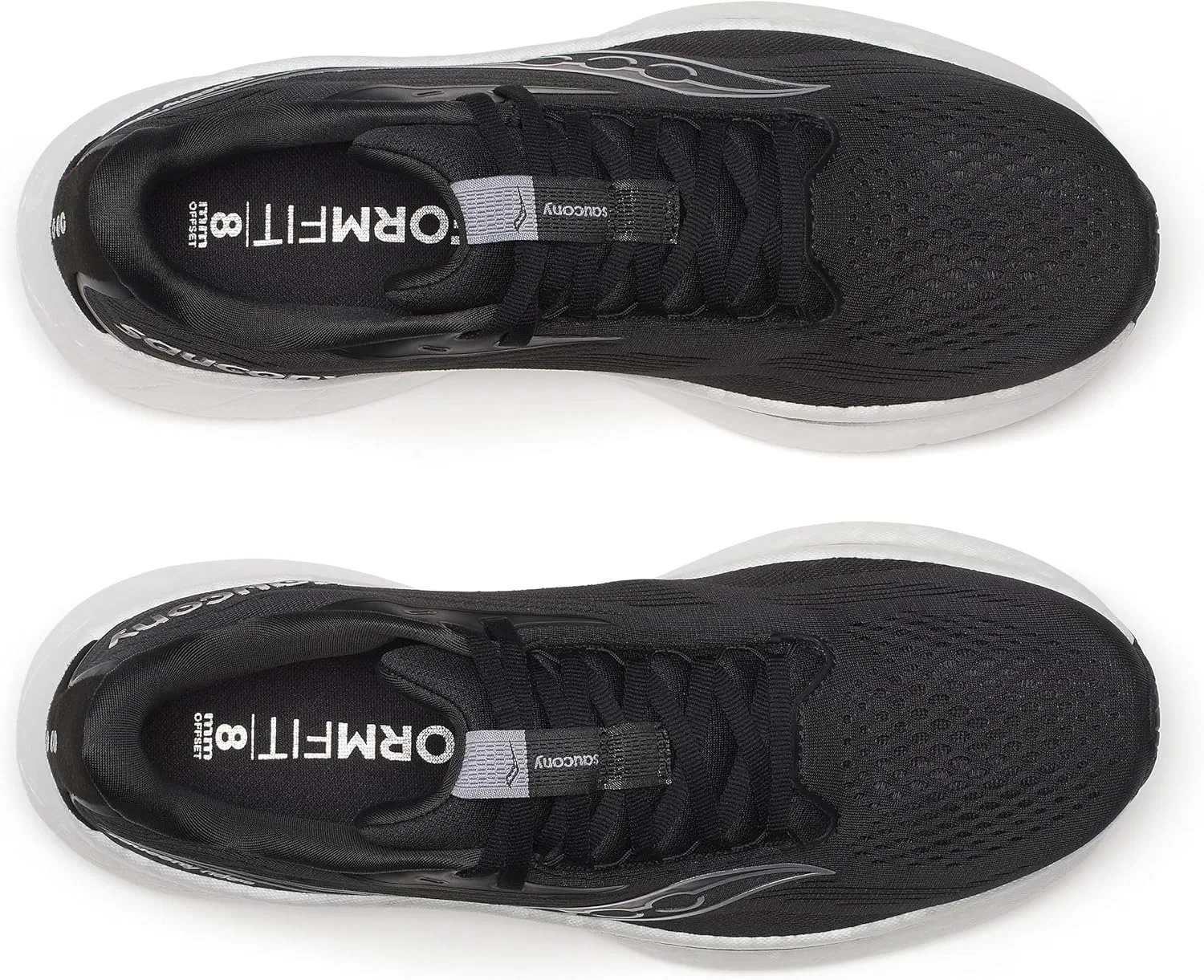 Кроссовки Saucony Ride 18, белый/черный — фото 4