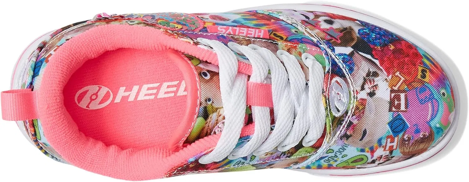 Кроссовки Heelys с колесиками, Neon Pink/Lavender/Multi — фото 2