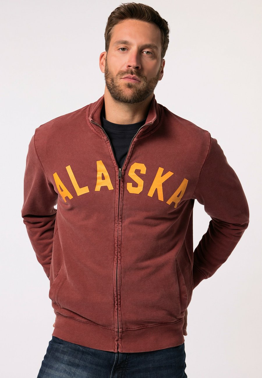 

Толстовка JP1880 STEHKRAGEN VINTAGE LOOK PRINT, Earth/Brown