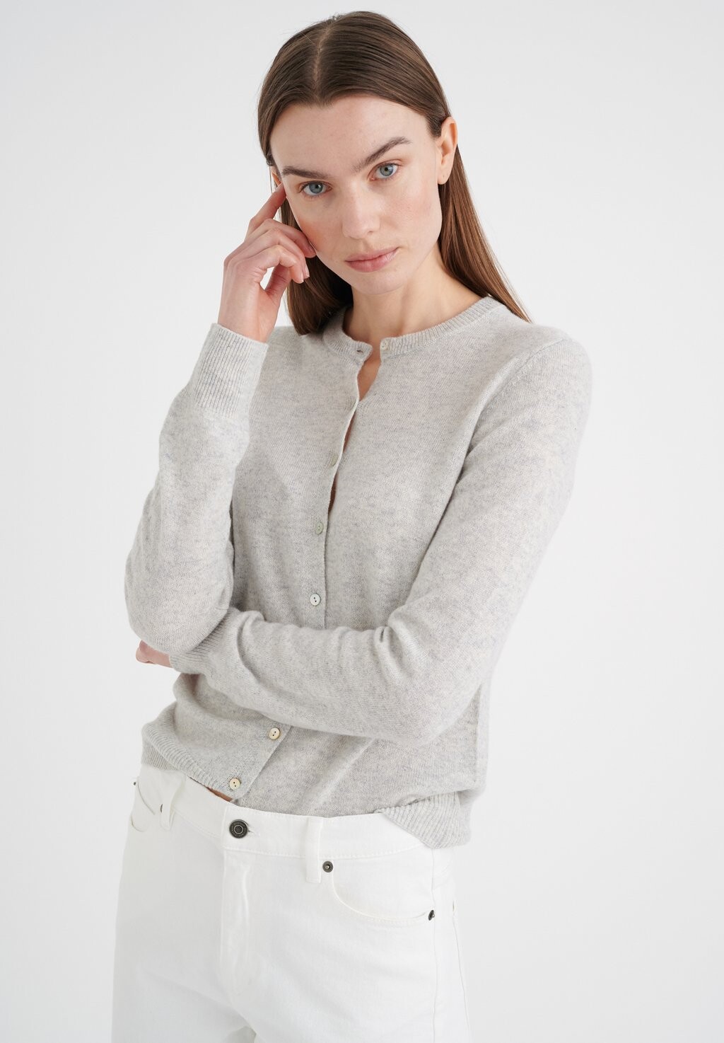 

Кардиган InWear ЛУККАИВ, цвет new light grey melange