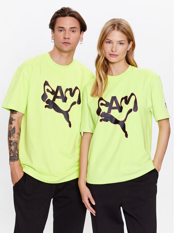 

Футболка свободного кроя Puma, мультиколор
