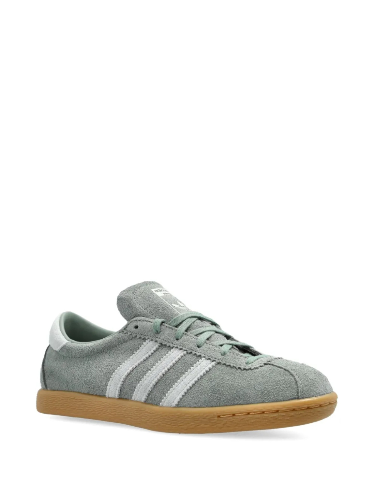 Кроссовки Adidas Tobacco из замши, зеленый — фото 2