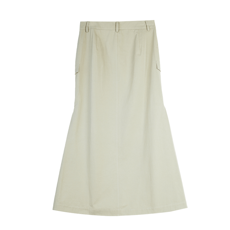 

ELLE Повседневная длинная юбка Women's Gray Green Moderate