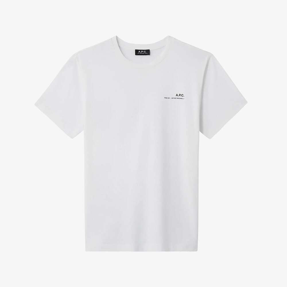 

Футболка Item T-Shirt 'White' A.P.C., белый