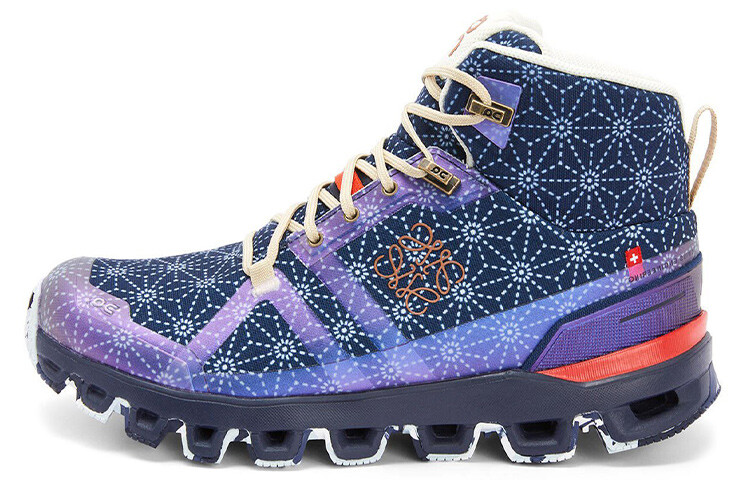 On X Outdoor Boots женские градиентные фиолетовые Loewe
