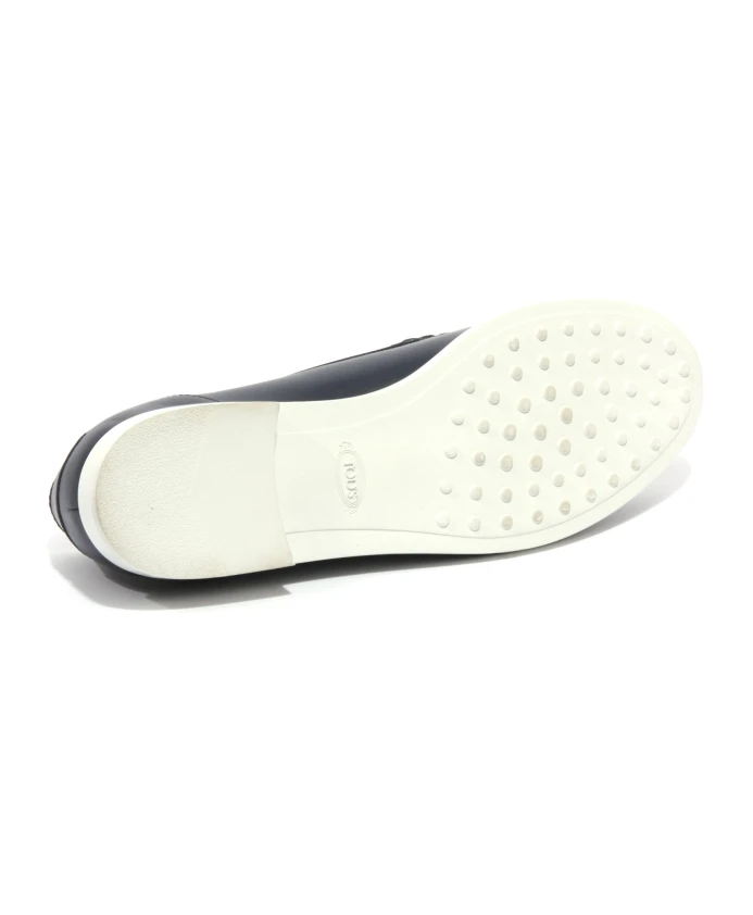 Итальянские лоферы gomma vk mocassino Tod'S, синий — фото 3