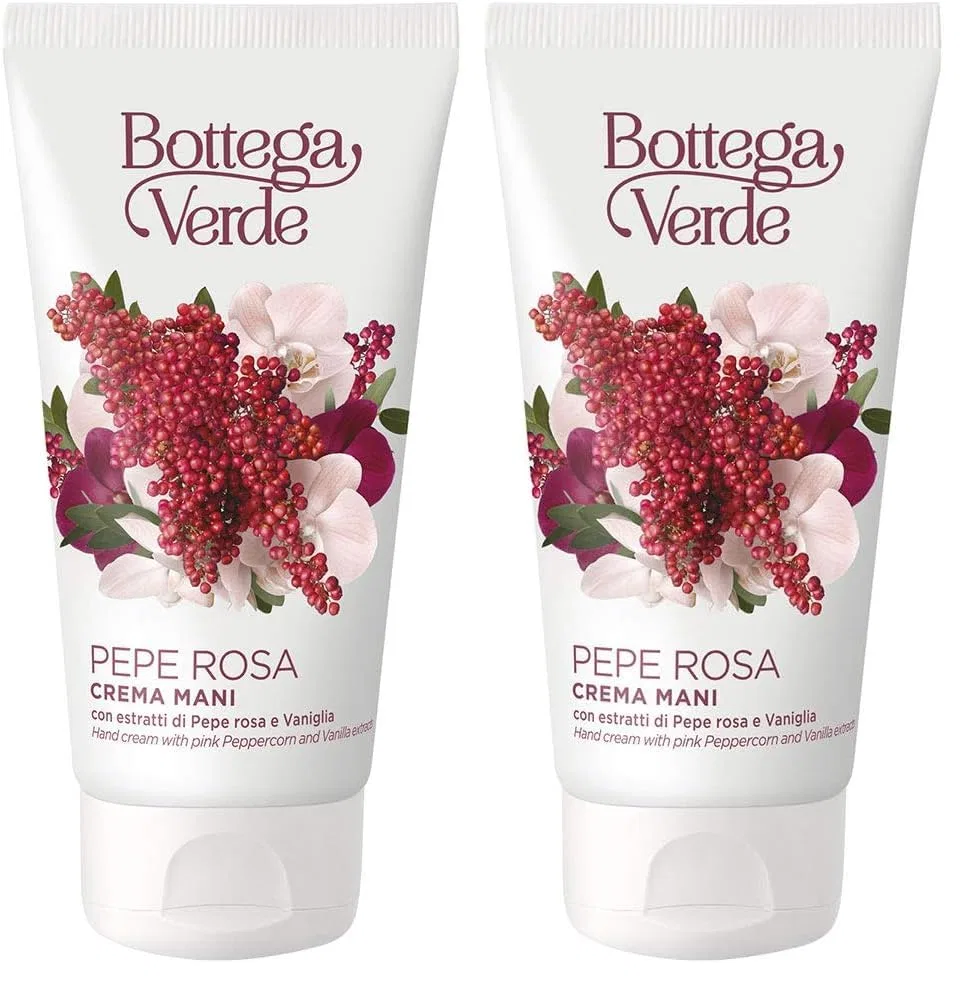 Питательный крем для рук с розовым перцем и ванилью (2 шт.) от Bottega Verde Bottega Verde