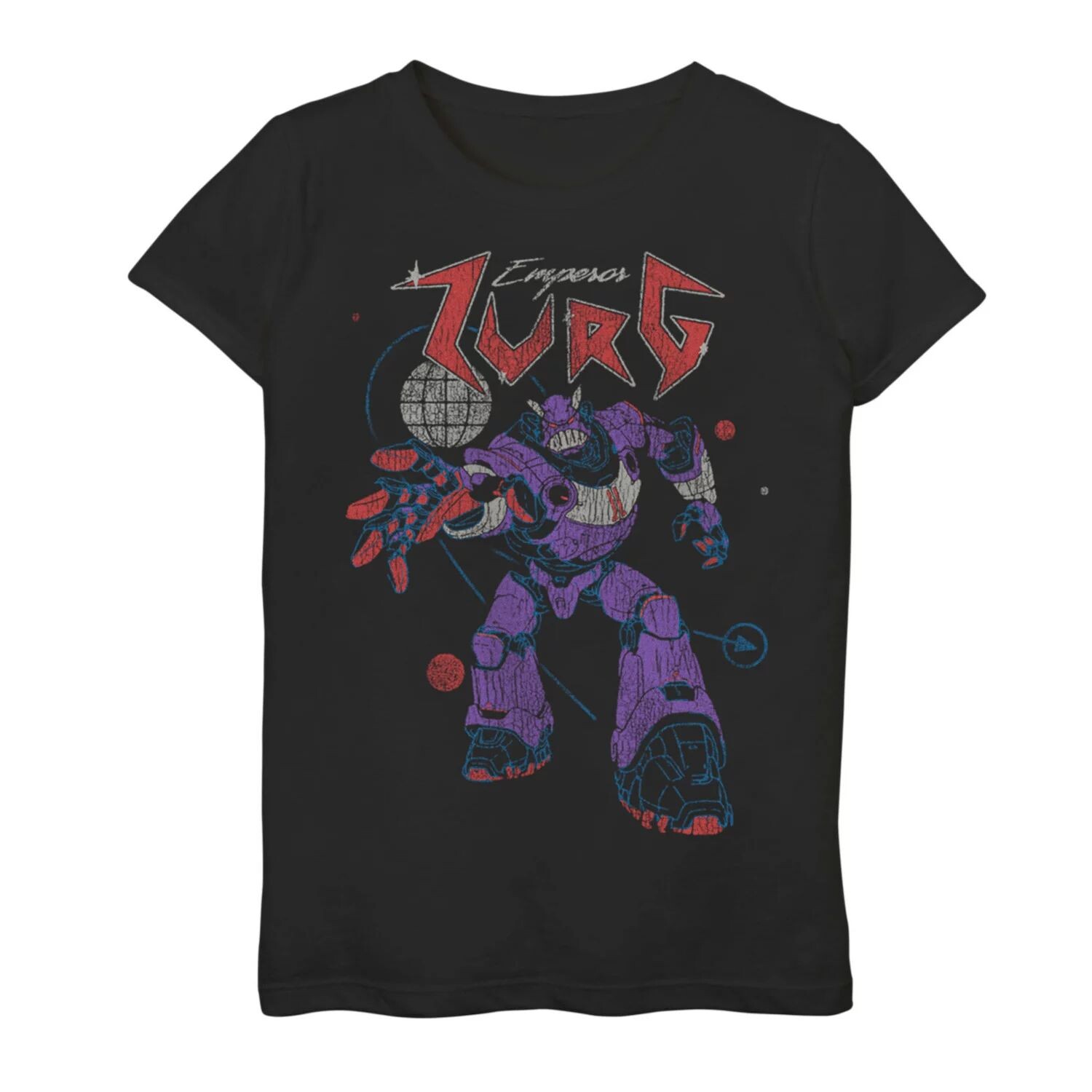 

Футболка с графическим рисунком «Базз Лайтер» для девочек 7–16 лет Disney's Emperor Zurg Metal Armor Disney