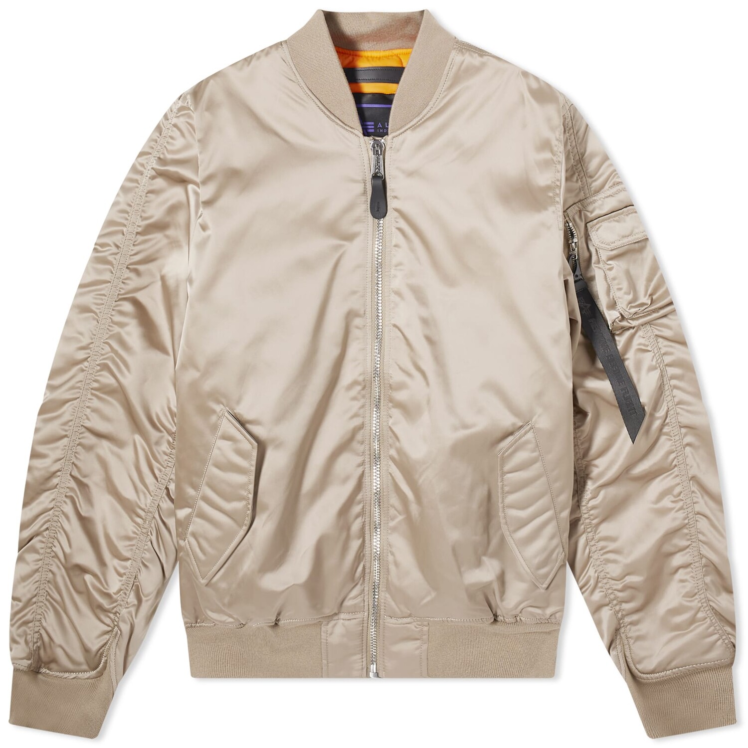 

Куртка бомбер Alpha Industries Uv Ma-1, цвет Vintage Sand